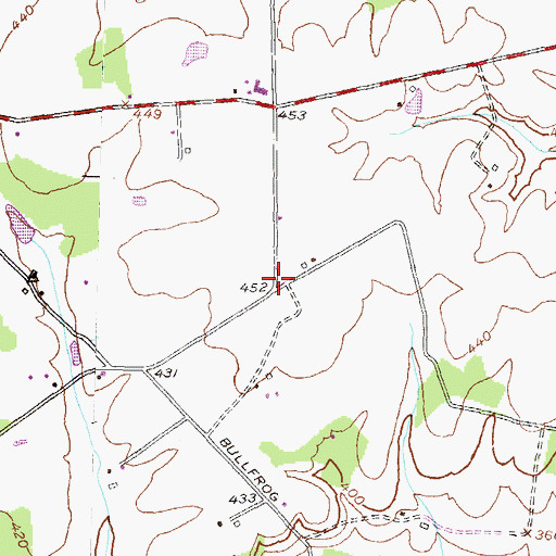 Topographic Map of Stonemyer Manor, MD