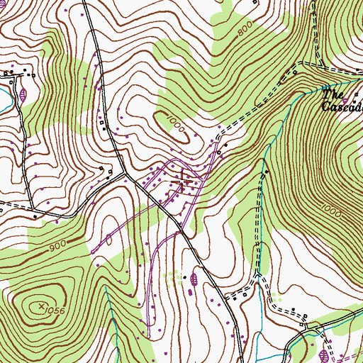 Topographic Map of Turkey Hill, MD