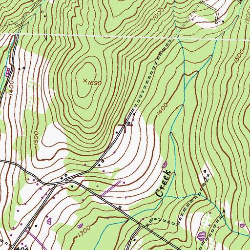 Topographic Map of Way-Stan Farms, MD