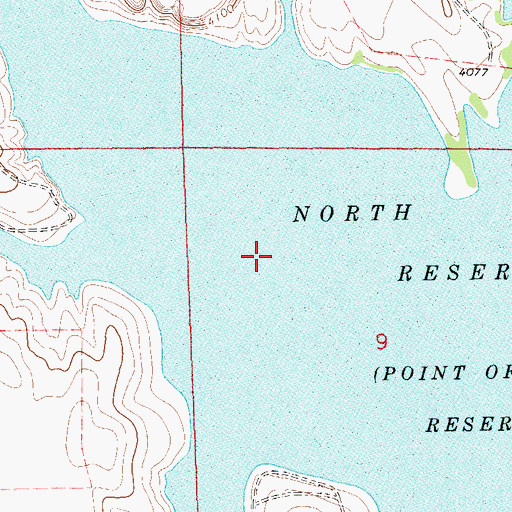 Topographic Map of North Sterling Reservoir, CO