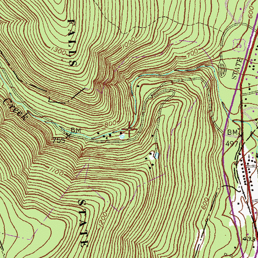 Topographic Map of Catoctin Iron Furnace (historical), MD