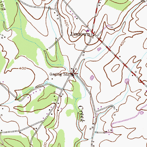 Topographic Map of Eicholz Mill (historical), MD