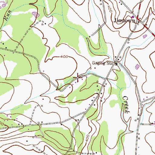 Topographic Map of Free Farms, MD
