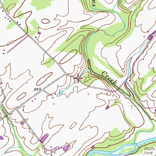 Topographic Map of Martins Mill (historical), MD