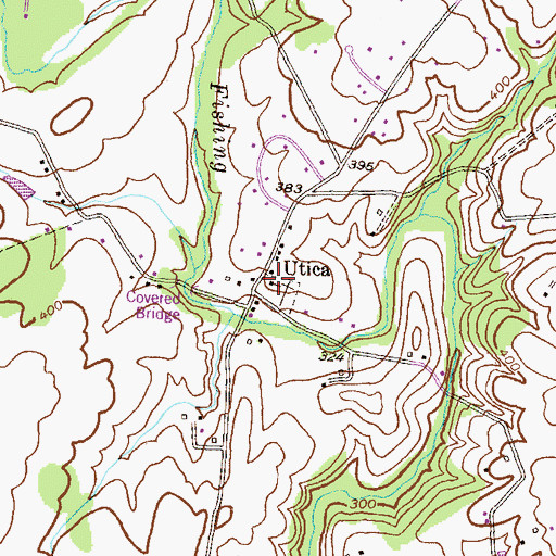 Topographic Map of Saint Pauls Reformed Church (historical), MD