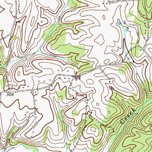 Topographic Map of Swiger, MD