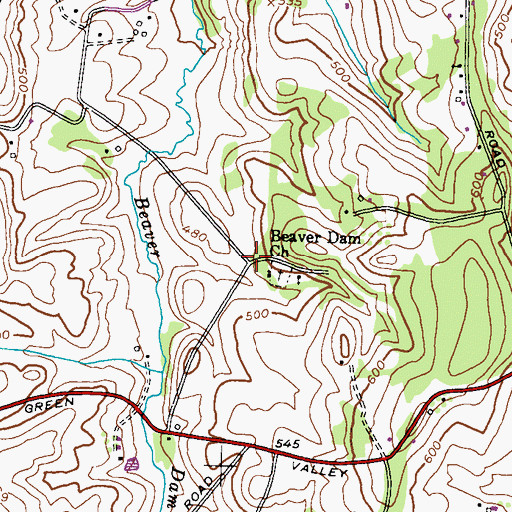 Topographic Map of Frederick (historical), MD