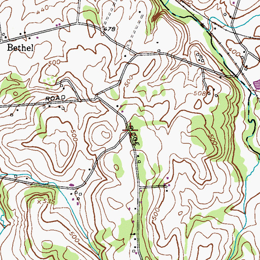 Topographic Map of Harmon Haven, MD