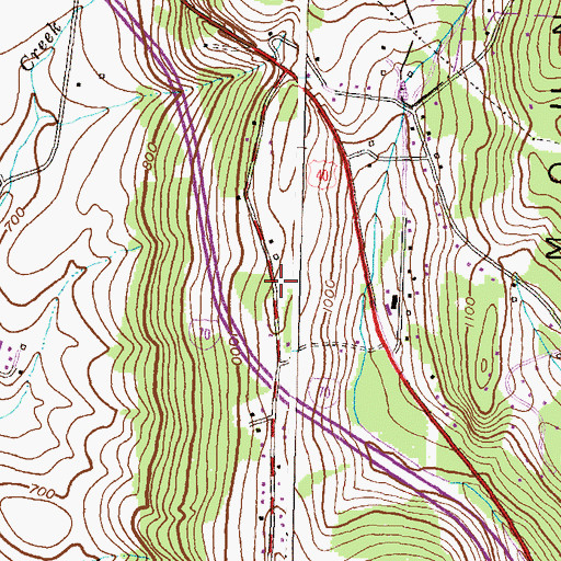 Topographic Map of Arch Bridge, MD