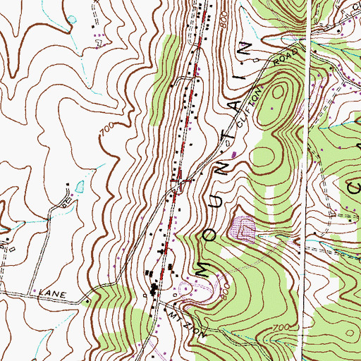 Topographic Map of Coblentz Heights, MD