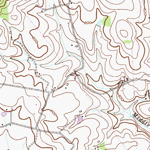 Topographic Map of Fink School (historical), MD