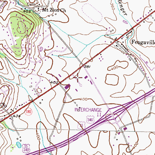 Topographic Map of Kings Kingdom, MD