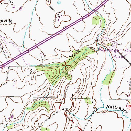 Topographic Map of Renn Branch, MD