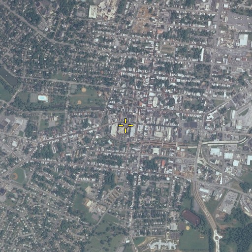 Aerial/Satellite Image of Frederick County Courthouse, MD