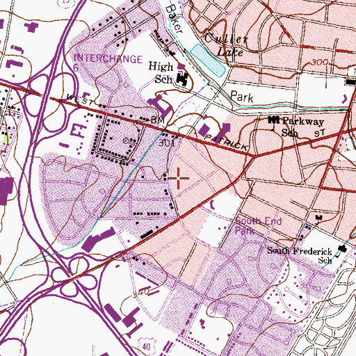 Topographic Map of Catoctin Park, MD