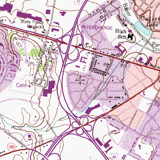 Topographic Map of The Church of Jesus Christ of Latter Day Saints, MD