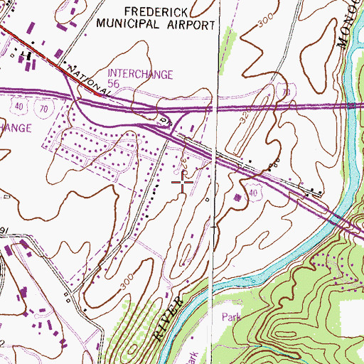 Topographic Map of Clear View, MD