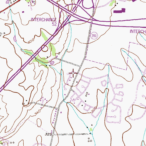 Topographic Map of Hannover, MD
