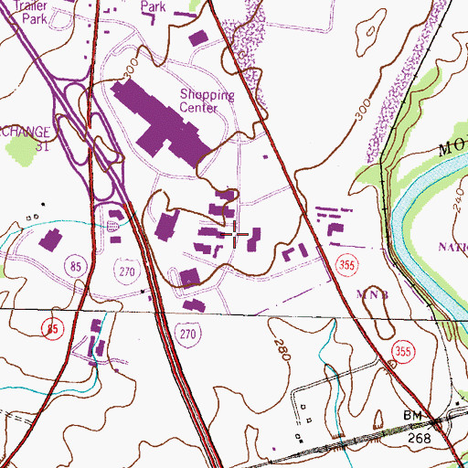 Topographic Map of Two Hundred Seventy Technology Park, MD