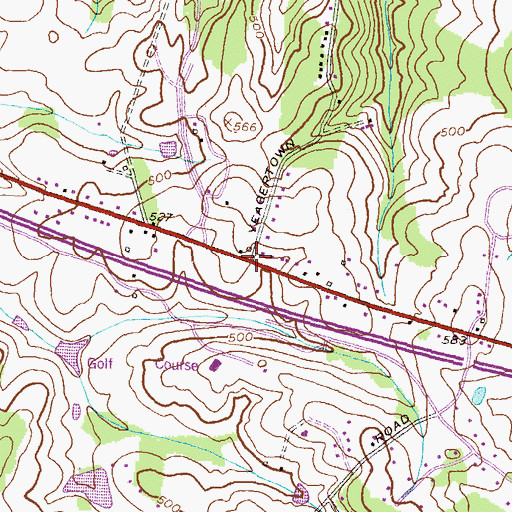 Topographic Map of Honey Hill, MD