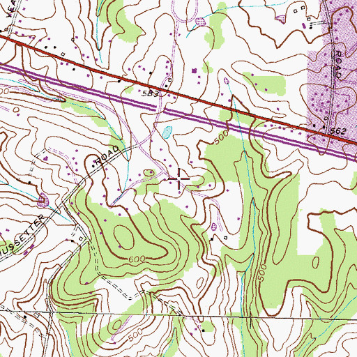 Topographic Map of Hoot'N Hollow, MD