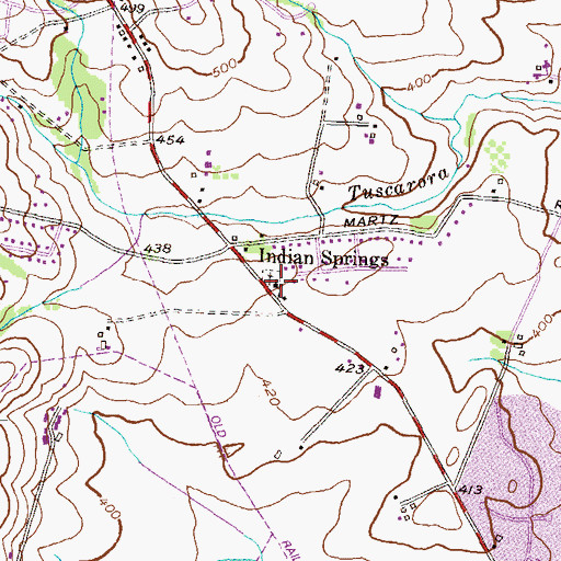 Topographic Map of Pleasant Hill Reformed Church (historical), MD