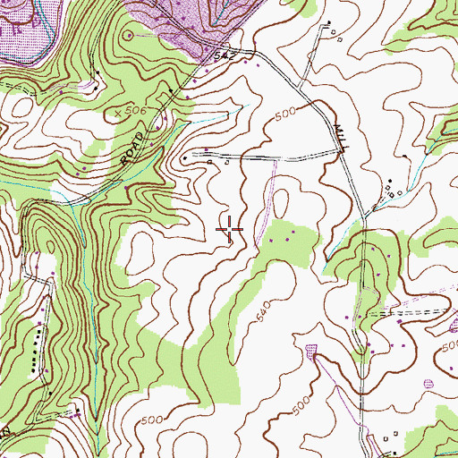 Topographic Map of Eaglehead Summerfield, MD