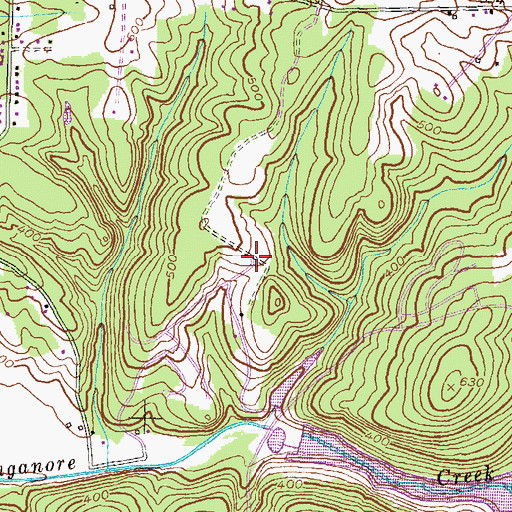 Topographic Map of Woodridge, MD
