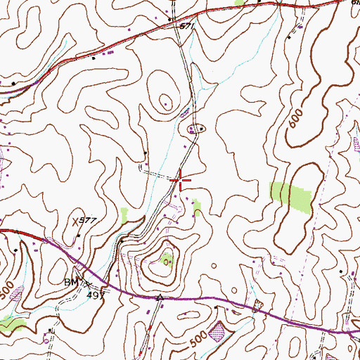 Topographic Map of Bessie Clemson Heights, MD
