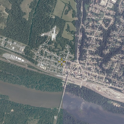 Aerial/Satellite Image of Brunswick Post Office, MD