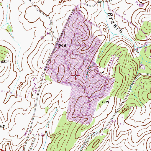 Topographic Map of Catoctin View, MD