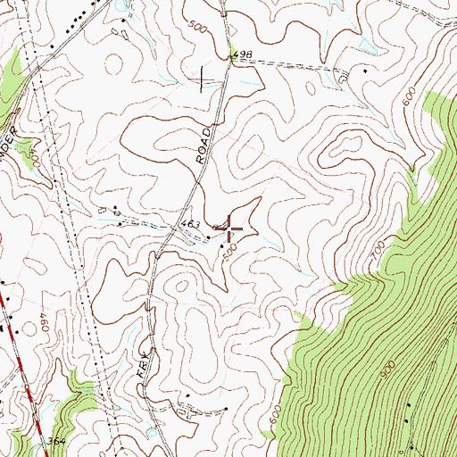 Topographic Map of Gapview Farm, MD