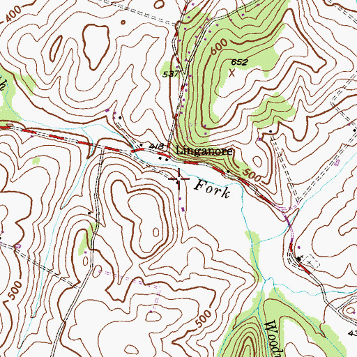 Topographic Map of Heise, MD