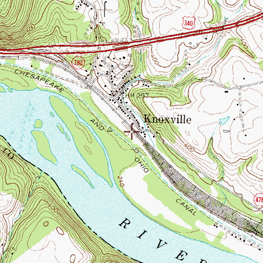 Topographic Map of Hobo Jungle (historical), MD