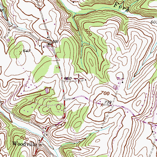 Topographic Map of Izaak Walton League Reservation, MD
