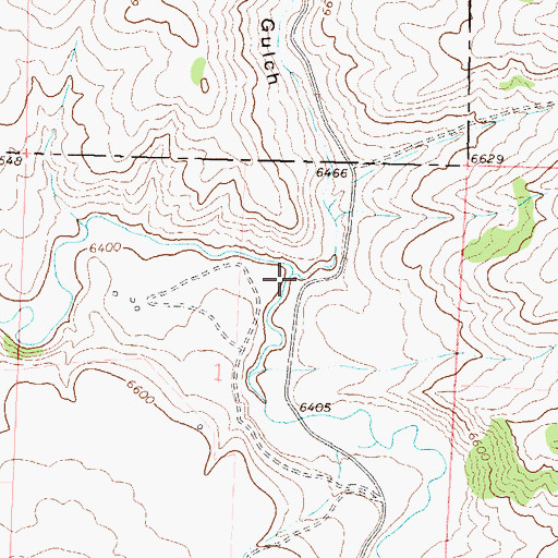 Topographic Map of Long Gulch, CO