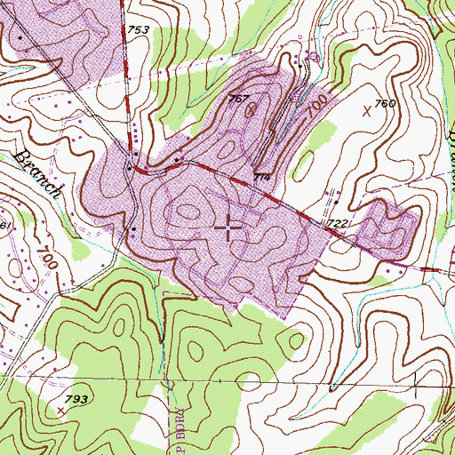 Topographic Map of Prospect View, MD