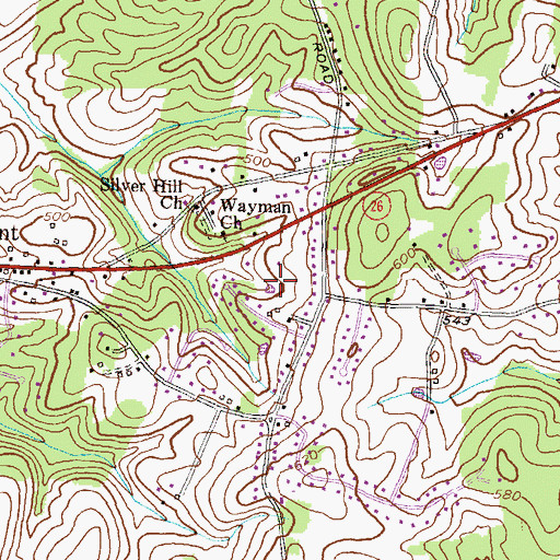 Topographic Map of Remsburg Heights, MD