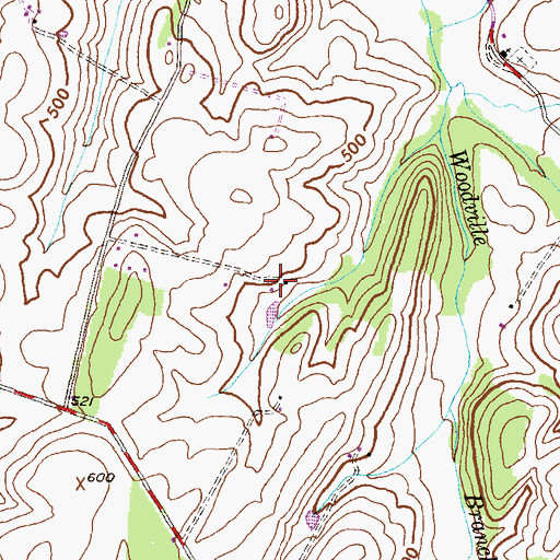 Topographic Map of Resourceful Acres, MD