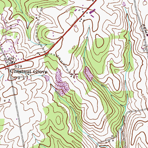 Topographic Map of Rhod-Ayr, MD