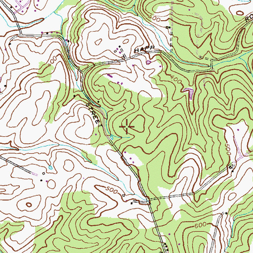 Topographic Map of Scouts Knoll, MD