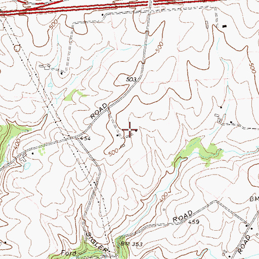 Topographic Map of Springview, MD