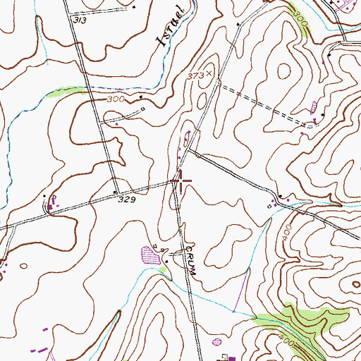 Topographic Map of Stauffer, MD