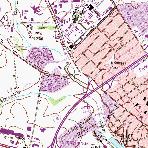 Topographic Map of Brummers Mill (historical), MD