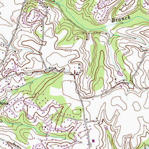 Topographic Map of Friendship, MD