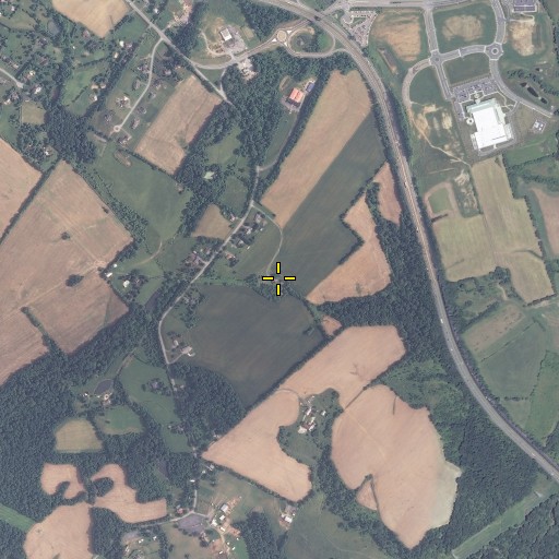Aerial/Satellite Image of Locust View Farm, MD