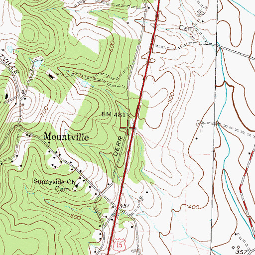 Topographic Map of Mar-Lu-Ridge Vista, MD