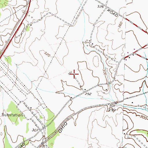 Topographic Map of Profit Acres, MD