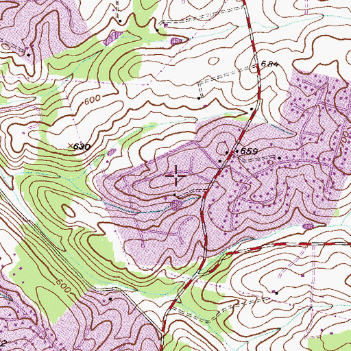 Topographic Map of Stonelake, MD