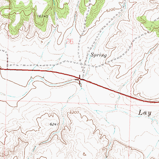 Topographic Map of Wet Gulch, CO